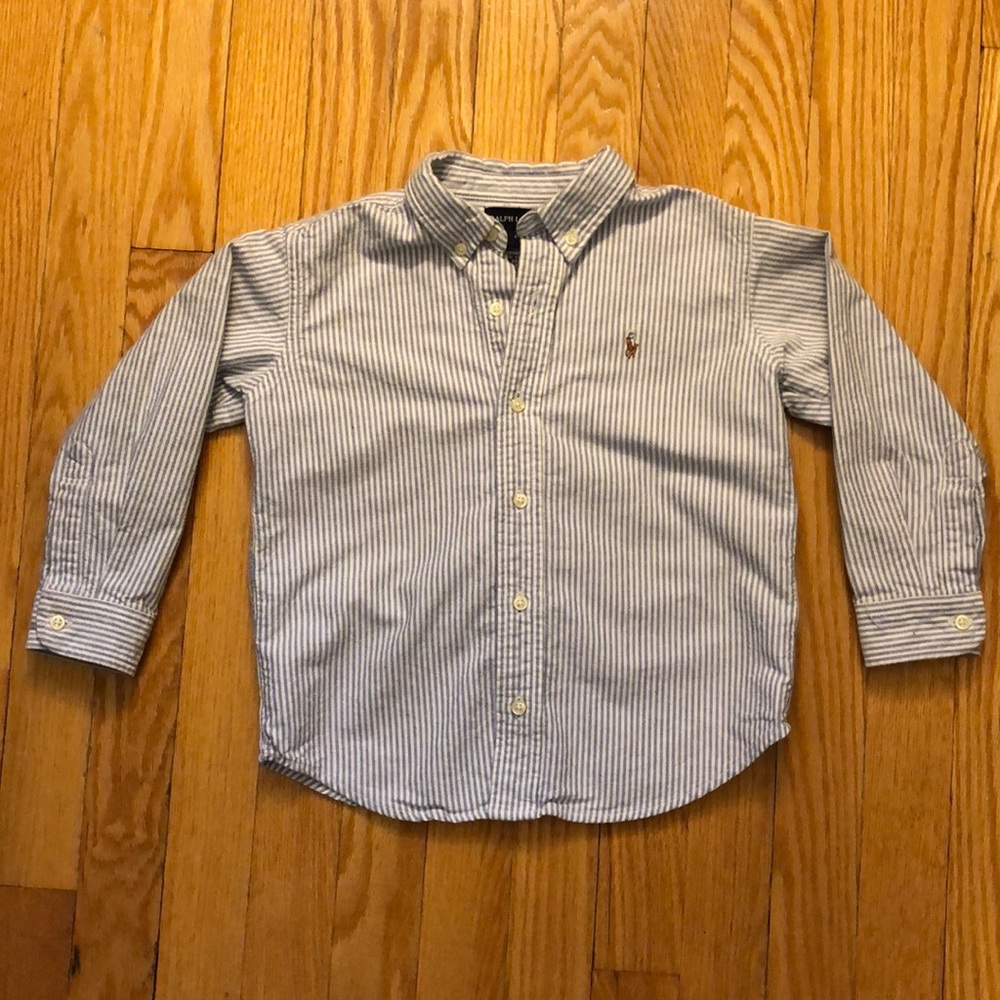 Polo Ralph Lauren Boys Striped Oxford Button Down